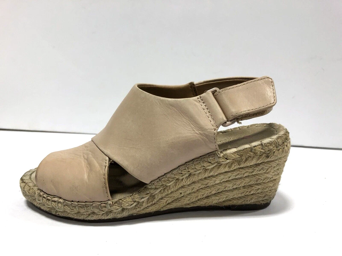 Clarks Petrina Abby Womens Wedge Sandal Blush Leather 5 M
