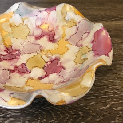 Vintage Deruta Nazareno Picchiotti Artistica Pottery Bowl Handmade