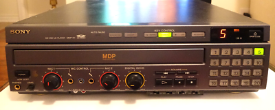 Vintage Sony MDP-K1 NTSC Karaoke Laser Disc Player LD Tested