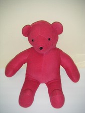 Vintage 1979 North American Bear Co RED TEDDY BEAR 20" Stuffed Plush Toy