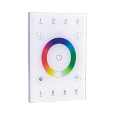 LTech UX8 DMX  Wireless RGBW LED Touch Panel Wall Mount Lighting Controller,...