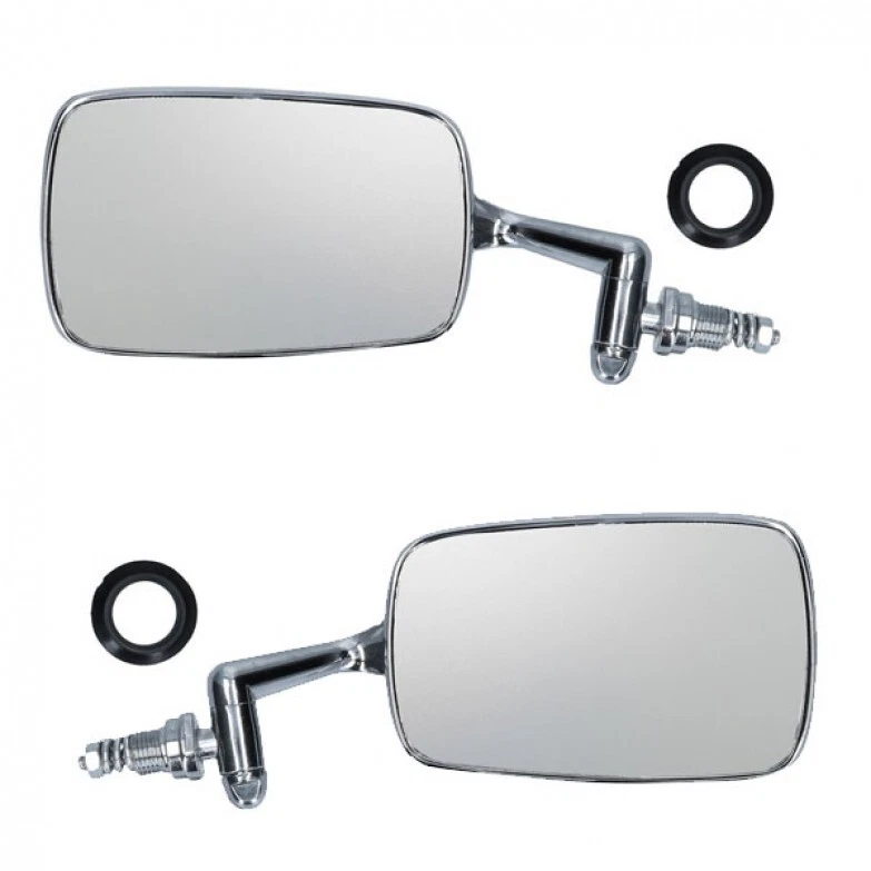 OUTSIDE DOOR MIRROR SET LEFT & RIGHT PAIR VOLKSWAGEN T1 BUG BEETLE 1968-1978