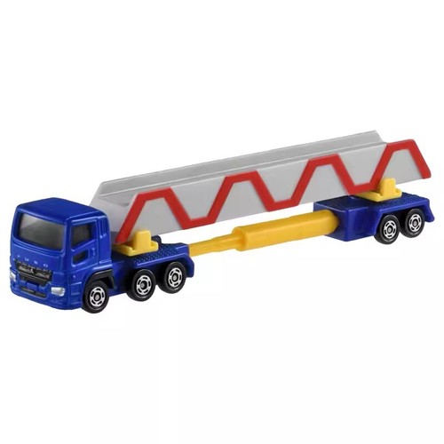 Takara Tomy Tomica 140 Mitsubishi Fuso Super Great Pole Trailer New in Box 2023 - Picture 2 of 4
