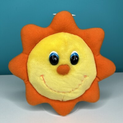 Dakin Baby Things Smiling Sun Plush Yellow Stuffed Animal 7