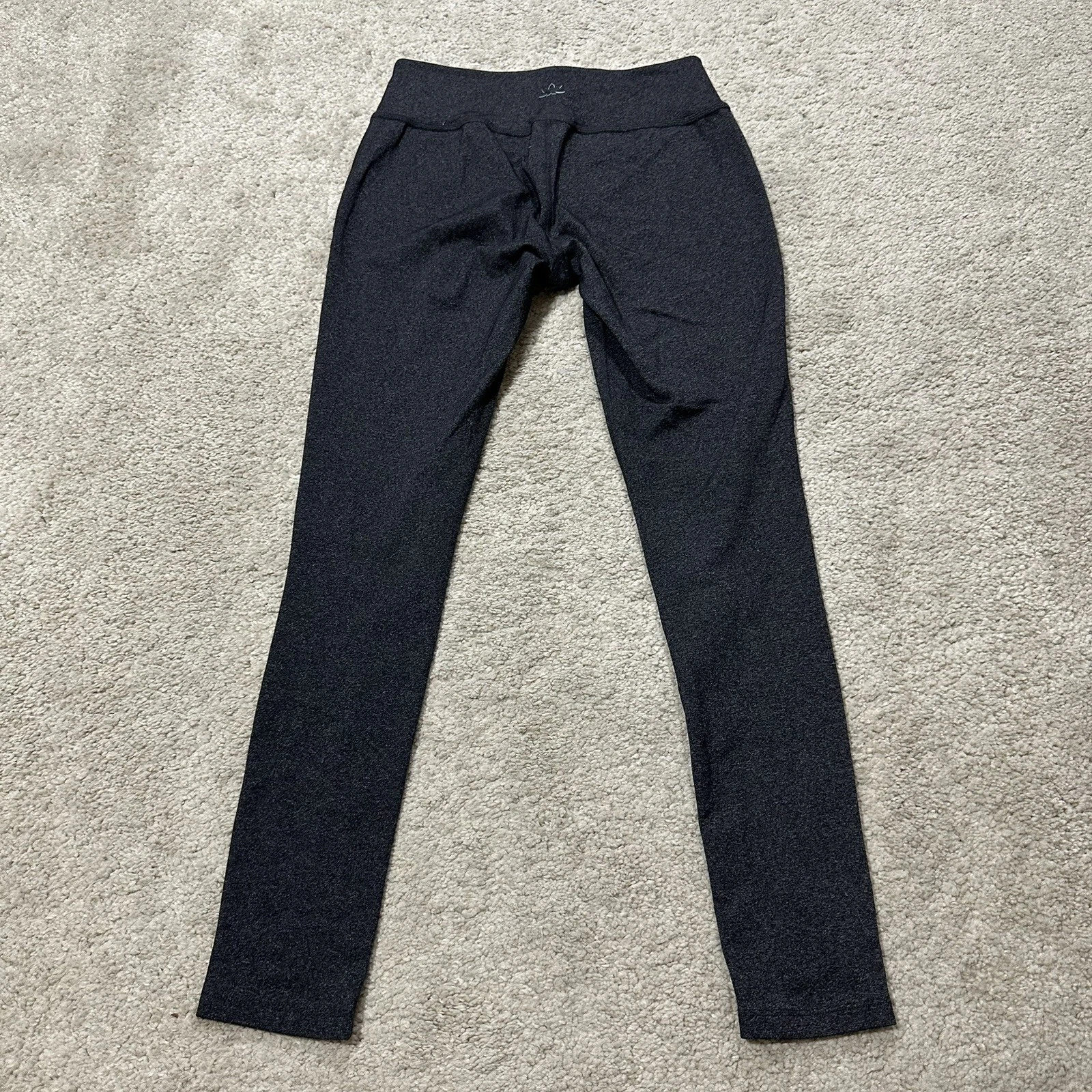 beyond-yoga mid rise waist stretch skinny leggings