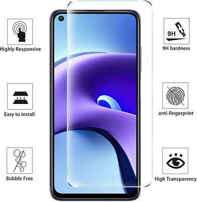 Schutzglas Glasfolie für Xiaomi Redmi Note 9T Display Schutz Folie Hartglas