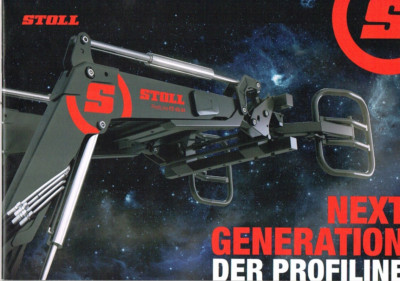 Stoll Frontlader ProfiLine Next Generation, orig. Prospekt 2023