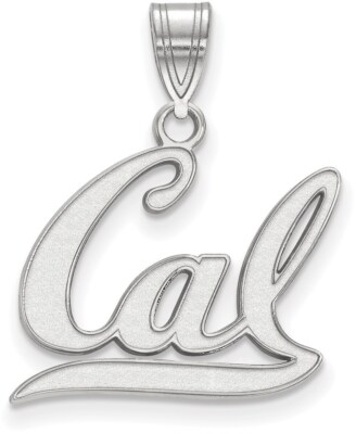 10K Weißgold University of California Berkeley Medium Anhänger von LogoArt