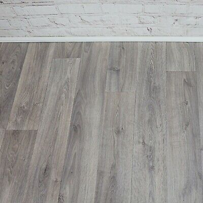 Quality 3 8mm Thick Light Grey Wood, Grey Wood Effect Vinyl Flooring Planks