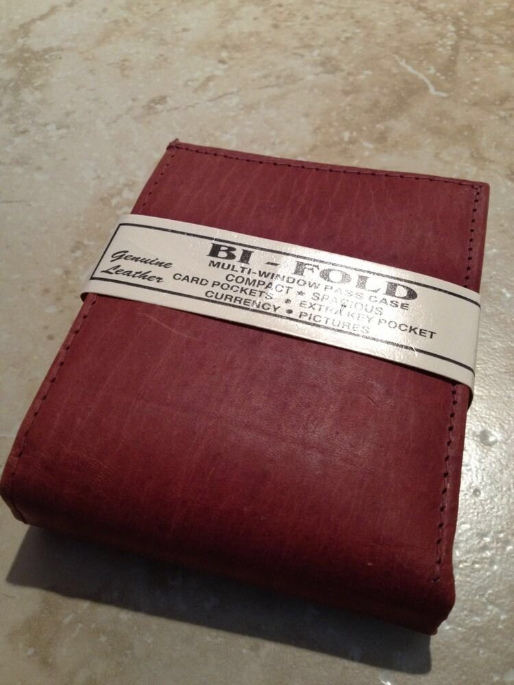 Handcrafted Genuine Leather Wallet with ID Window  -image