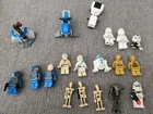 Lego Star Wars minifigures lot with weapons and vehicles