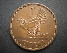 IRELAND 1965 PENNY  / SNIFF'S  ANCIENT COINS T-3