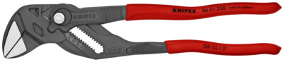 Knipex 86 01 250, Pliers Wrench, 10'', Non-Slip Plastic, Bulk
