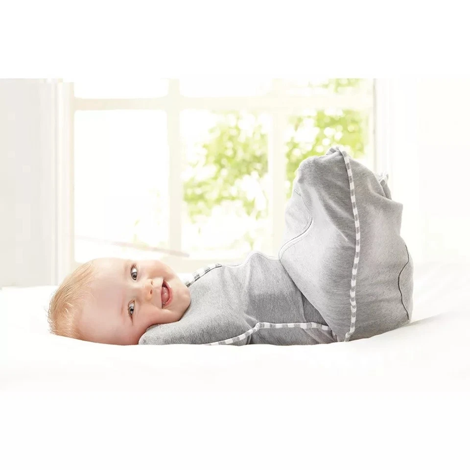 Love To Dream Swaddle UP Adaptable Original Swaddle Manta Envoltura Gris Pequeña Foto 4 de 4