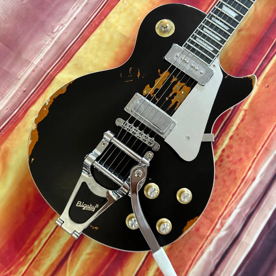 Neil Young LP Electric Guitar  "Old Black" with P90 Pickups - Image 2 of 4