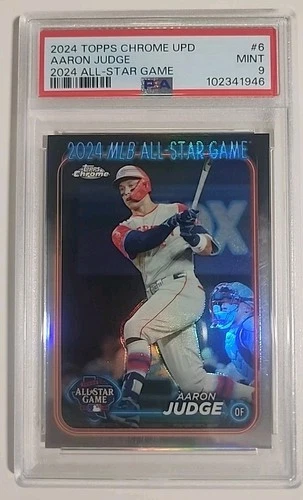 2024 Topps Chrome UPD - Aaron Judge #ASGC-6 2024 All Star Game Refractor PSA 9