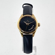 Hamilton Jazzmaster Lady Quartz Watch Black Dial 27mm Steel Used 3