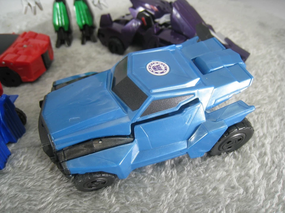 Hasbro Transformers Lot Grimlock Optimus Prime Steeljaw Soundwave Sideswipe - Image 2 of 4
