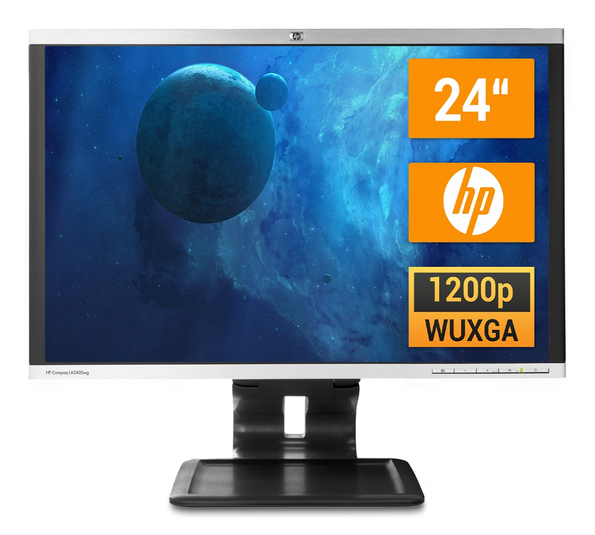 HP LA2405WG - 24" TFT Flachbildschirm Monitor - WUXGA Display - Schwarz / Silber