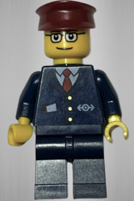 Lego  Freestyle Minifigur spd030, Spider-Man 2, Subway Train Conductor Schaffner