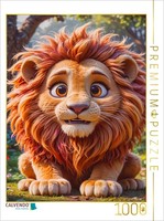 Calvendo Puzzle The Lion | 1000 Pieces, Finished Size 25.2 × 18.9 In (64 × 48 Cm