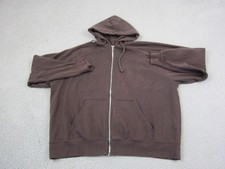Vintage H&M Hoodie Mens Medium Brown Sweatshi...