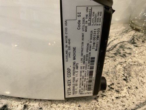 Motore frullatore Vitamix 5000 SOLO BASE bianco testato funzionante modello VM0103 - Foto 4 di 4