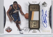 2008-09 SP Authentic Rookie Authentics 314/499 Roy Hibbert #118 Patch Auto 9bf