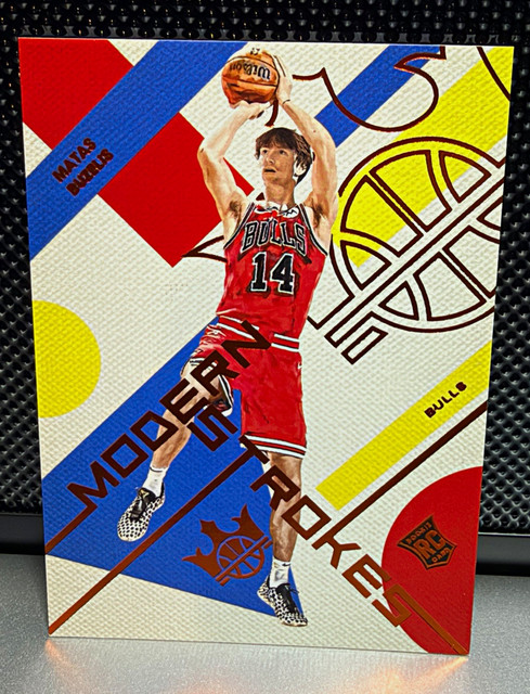 Panini 2024-25 Court Kings Modern Strokes Matas Buzelis RC Amber #21 /99