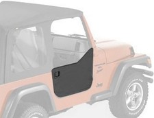 Bestop 5303915 Black Denim Lower Fabric Half Doors, Black Diamond