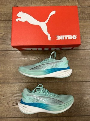 Puma Deviate NITRO 3 Laufschuhe neuwertig Melt Speed blau UK 6