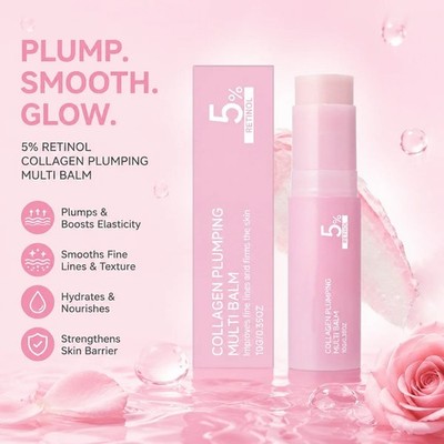 Pink Collagen Plumping Muti Balm K-Beauty Firming Brightening & Anti-aging 10g