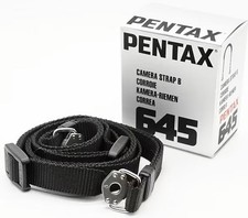  NearNew  Pentax Genuine Neck Strap w/ Lugs For 645 N NII 6x7 67 67II JAPAN