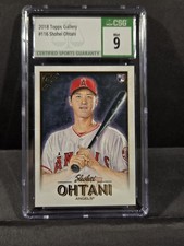 2018 Topps Gallery - Shohei Ohtani #116 (RC) CSG 9