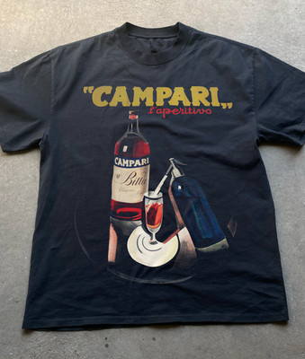 Campari 1921 Mixer Vintage Poster Graphic T-Shirt S-5XL