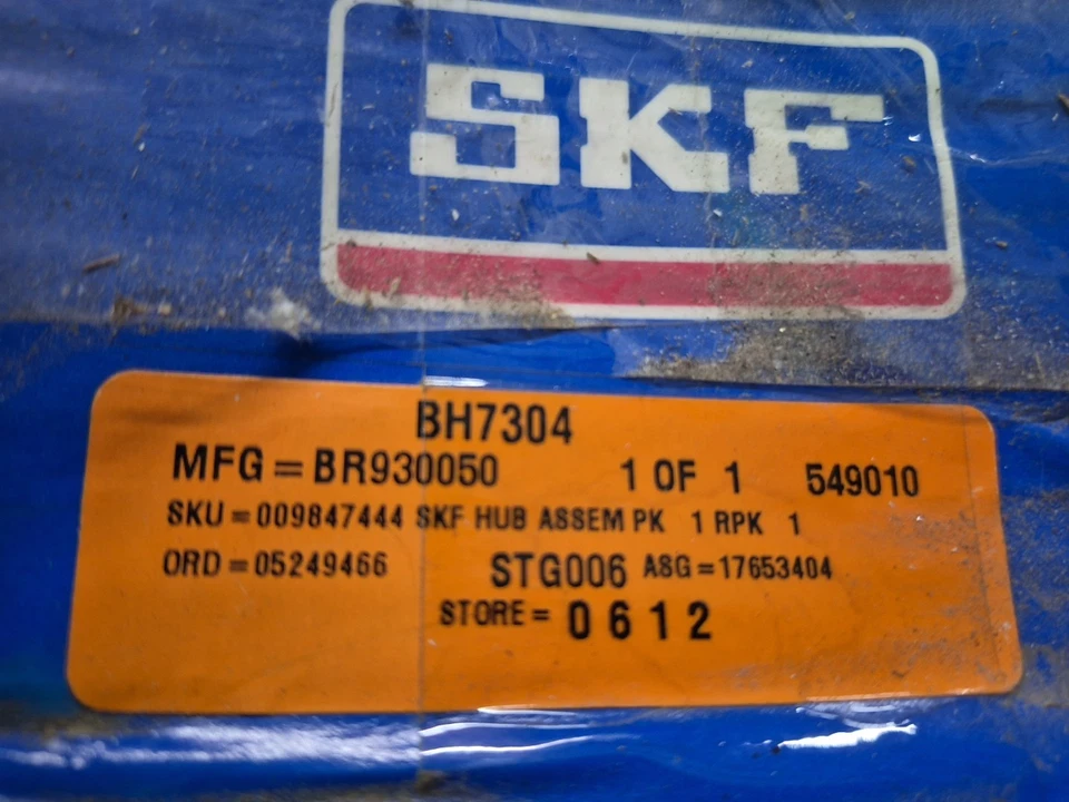 Conjunto de cojinete de cubo de rueda delantera SKF BR930050 para BMW 318i/325 1984-91 (W3265) Foto 2 de 4