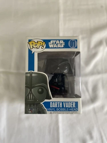 Funko Pop! Star Wars Darth Vader #01 Blue box Large Font 1st Release