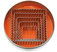 Ausstecher Ausstechformen QUADRAT gezackt 5-t...