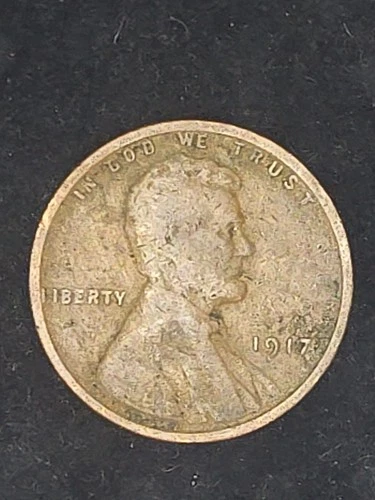 1917 P Wheat Penny Cent Circulated