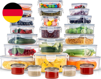 Kumd Vorratsdosen Set 50-Teilig (25-Pack) Plastik Frischhaltedosen Mit Deckel -