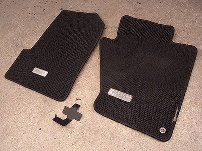 JDM HONDA Integra DC2 Floor Mats Carpet Black Full Set with Mugen Hook Stays