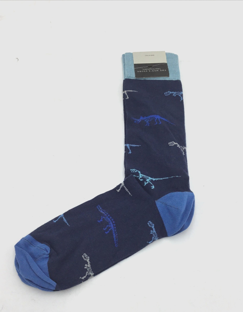 The Mens Store Bloomingdales Mens Crew Socks in Blue Sock Size 10-13
