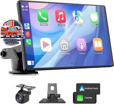 Pantalla T ctil Port til HD De 7" Con Carplay Inal mbrico Y Android Auto Para Co