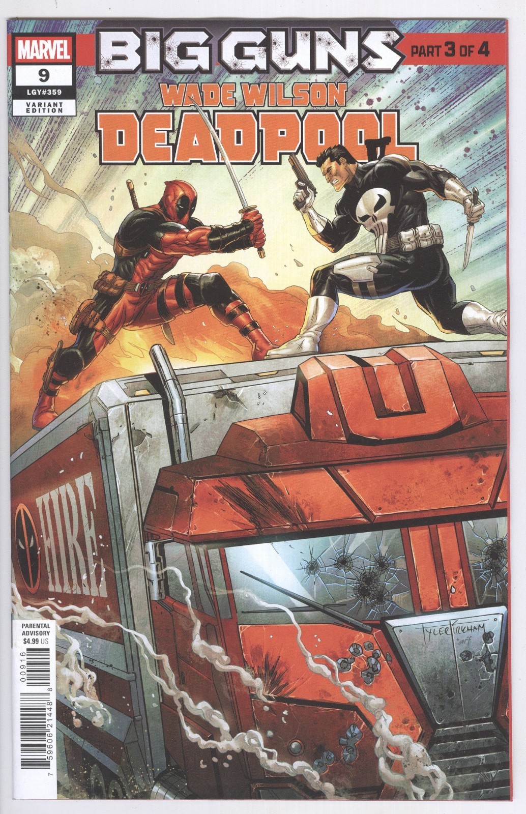 Wade Wilson Deadpool #9 (2026) VF 1:25 KIRKHAM Variant Marvel Comics
