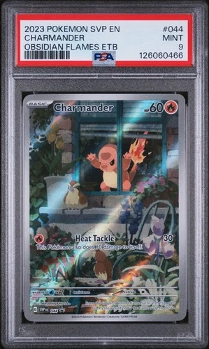 Charmander Pokemon Svp En-Sv Black Star Promo 044 NM PSA 9