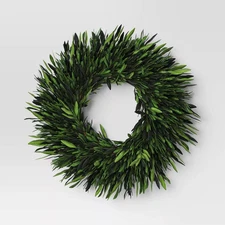 Preserved Olive Leaf Wreath - Threshold