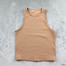 Abercrombie  Fitch Soft A F Collection Women's Medium Ribbed Tank Top Brown