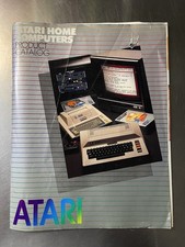 Atari Home Computers Product Catalog Manual Vintage