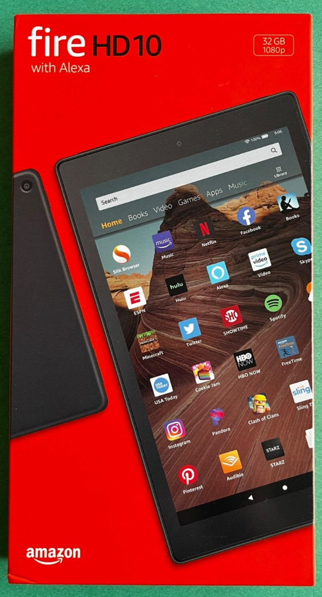 Amazon Fire HD 10 (9th Generation) 32GB, Wi-Fi, 10.1in - Black for