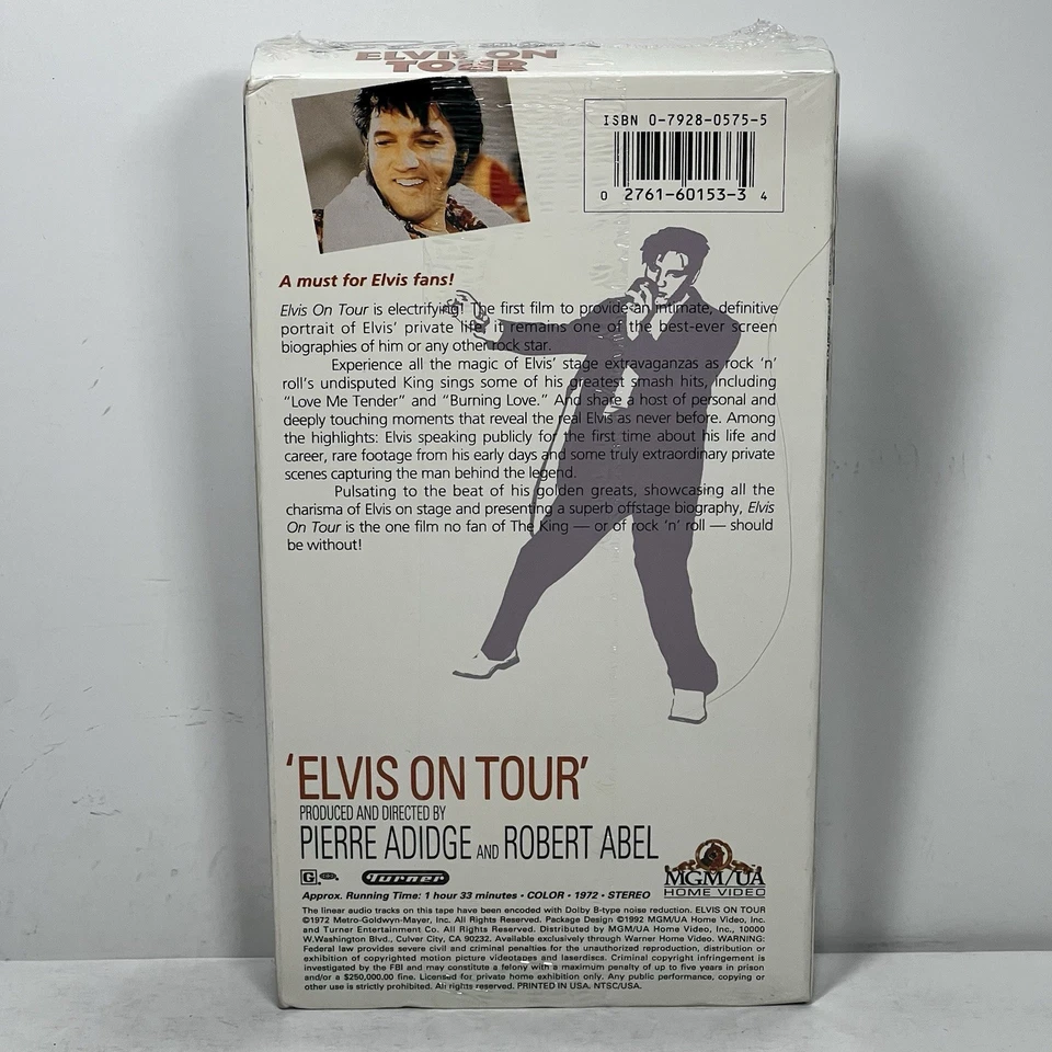 Elvis On Tour VHS New Sealed - Image 2 of 4